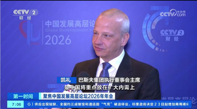 巴斯夫集团执行董事会主席凯礼出席2026中国发展高层论坛