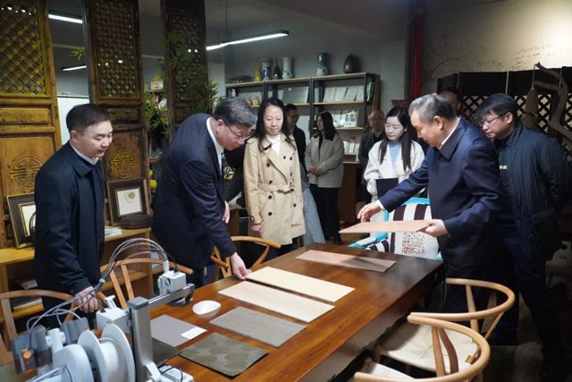 徐祥楠来湘调研，与吴义强院士为邦弗特数码3D-UV涂饰校企合作项目点赞