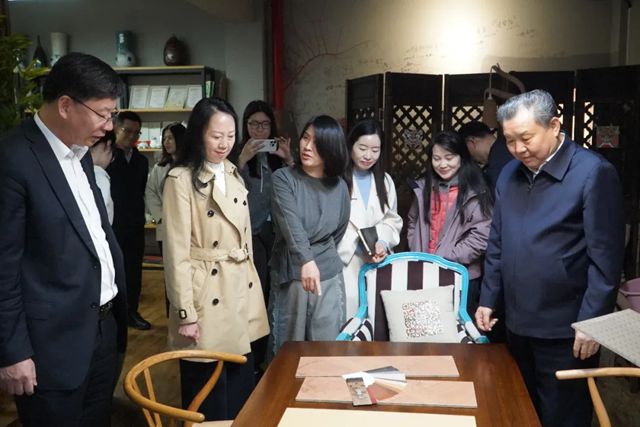 徐祥楠来湘调研，与吴义强院士为邦弗特数码3D-UV涂饰校企合作项目点赞
