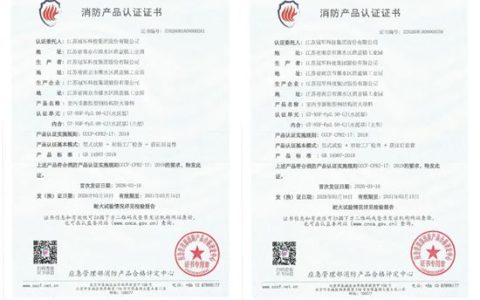 冠军集团再获12项消防认证，筑牢钢结构防火行业领军地位！