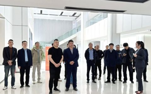 安徽省智能家居行业协会一行莅临鳄鱼尼卡集团考察指导