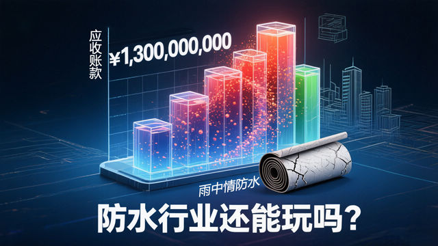 真狠！雨中情猛踩刹车，13亿应收款压顶，防水行业还能玩吗？