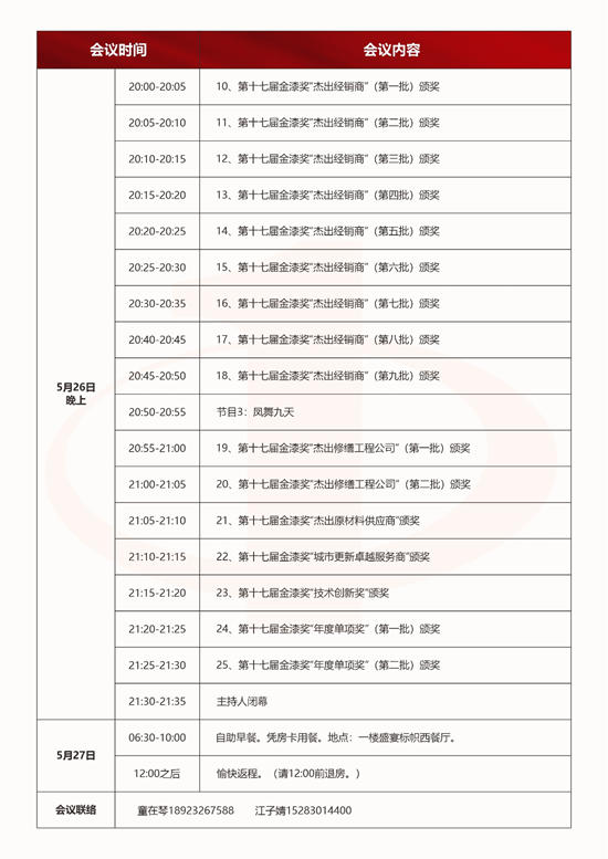 距离2026中外涂料企业经销商峰会暨第十七届金漆奖启幕，仅剩2天！