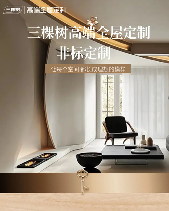 三棵树非标定制 | 让每个空间 都长成理想的模样