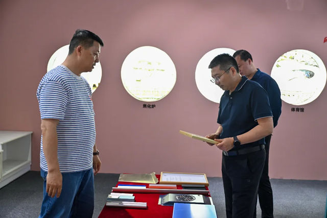 常州市武进区委常委、组织部部长胡泊一行莅临晨光产业园调研指导！