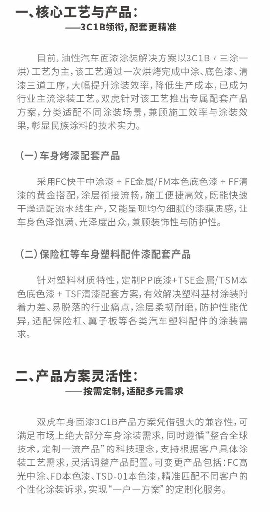 双虎发布电泳漆解决方案 重塑汽车防护美学新时代
