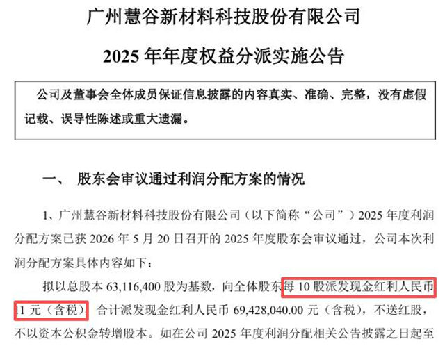 10股分红11元，10亿涂企分红，为何比百亿建材龙头还狠？