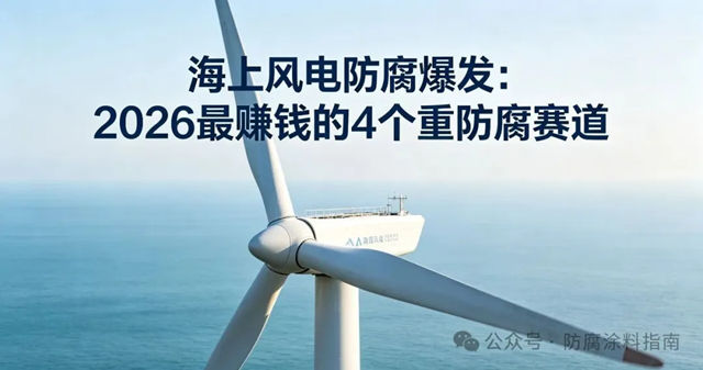 海上风电防腐爆发：2026 最赚钱的 4 个重防腐赛道