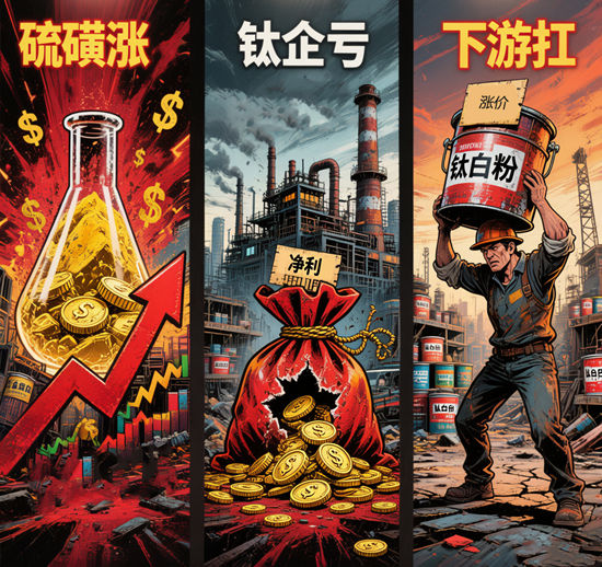 硫磺断供,引爆钛白粉第五轮涨价!10企齐涨1000元,涂企:利润没了!