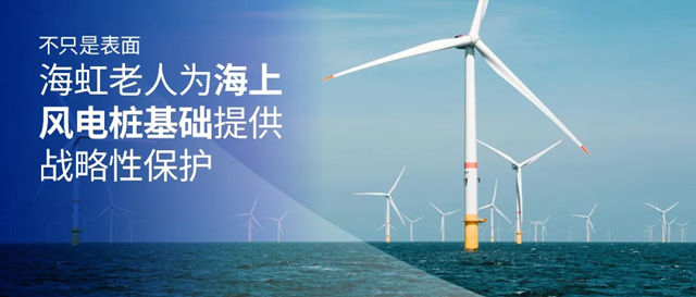 不只是表面,海虹老人为海上风电桩基础提供战略性保护