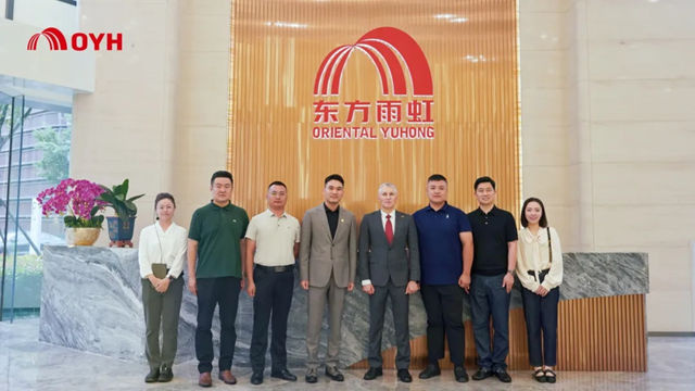 白俄罗斯共和国驻上海总领事舍甫琴柯·亚·弗一行参访东方雨虹华东区总部