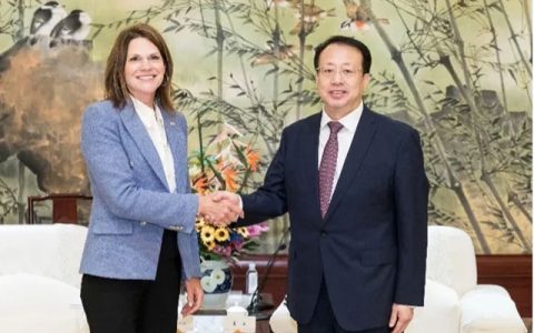 宣伟全球管理层拜会上海市长、南通市委书记
