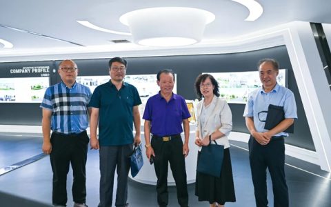 江苏省建材行业协会领导一行莅临晨光产业园参观调研！