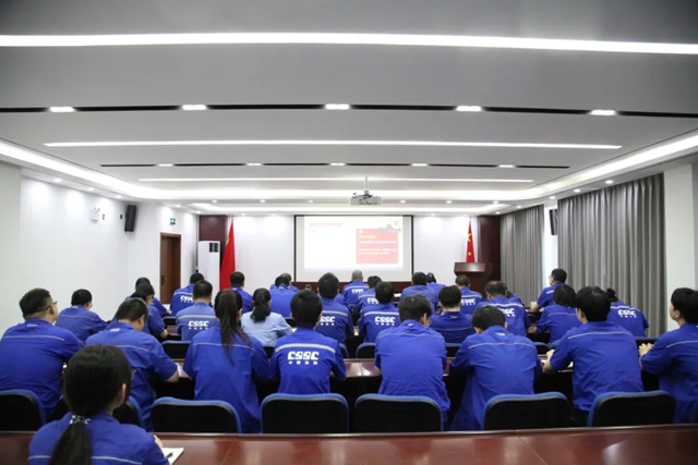 金学坚到双瑞涂料产业讲授专题党课