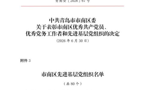 七彩优涂党支部荣获“市南区先进基层党组织”称号