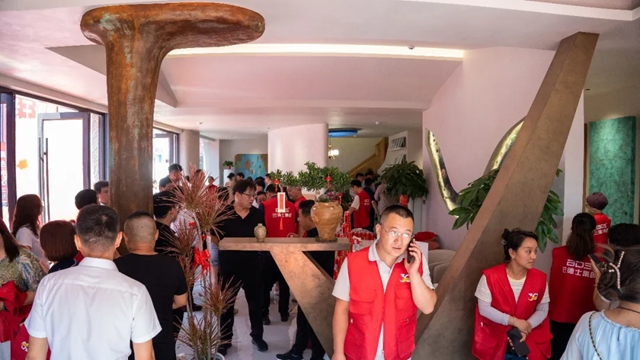 焕新登场 盛装开业 | 巴德士集团陕西艺术漆效果交付中心盛大启幕