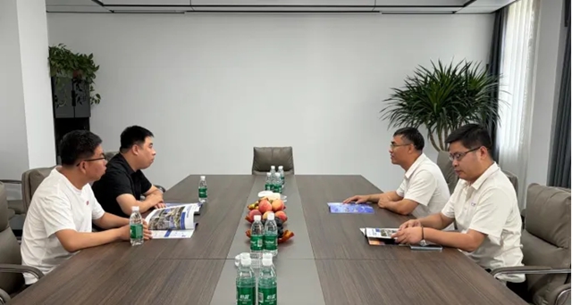 【广源集团】吉林中财管道考察组走进辽宁海城广源参观交流
