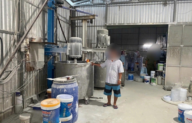 涉案8.8万元!越南查获佐敦假冒涂料窝点