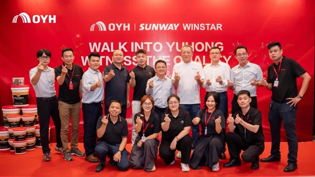 东方雨虹 × SUNWAY WINSTAR 马来西亚新山产品发布会成功举办