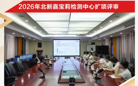 北新嘉宝莉顺利通过CNAS扩项评审