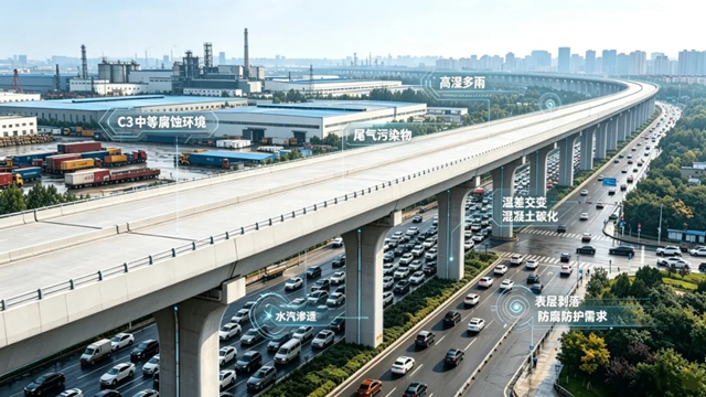 护航济南 “东强”｜三棵树工业涂料助力工业北路快速路东延桥梁长效防腐
