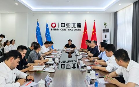 王于猛一行莅临中亚北新进行检查指导