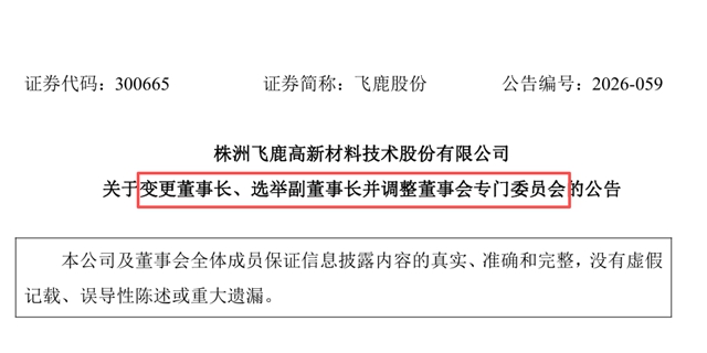 高层大换血！飞鹿股份董事会重组