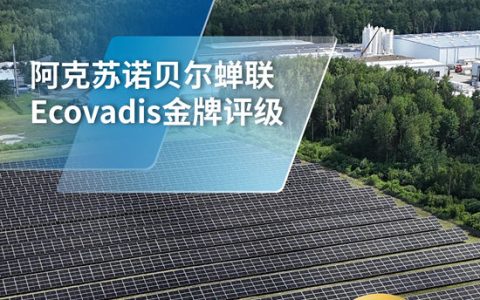 阿克苏诺贝尔蝉联 EcoVadis 金牌认证