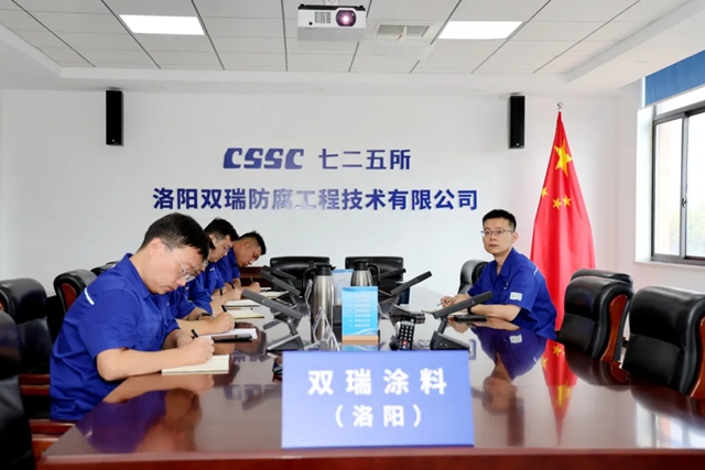 七二五所党委第二巡察组向双瑞涂料产业党总支反馈巡察意见