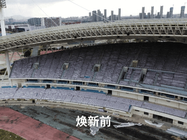 焕新城市体育地标！三棵树助力连云港体育中心迎战省运会