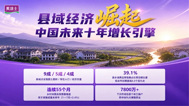 县域市场 I 美涂士助您赢下一个财富主场