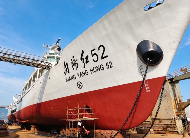 守护大国重器,鱼童漆助力“向阳红”系列科考船逐梦深蓝