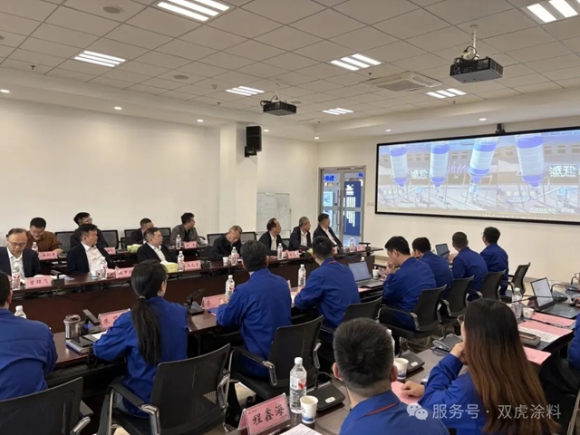 中铁十一局集团莅临双虎涂料调研交流 共谋产业协同高质量发展