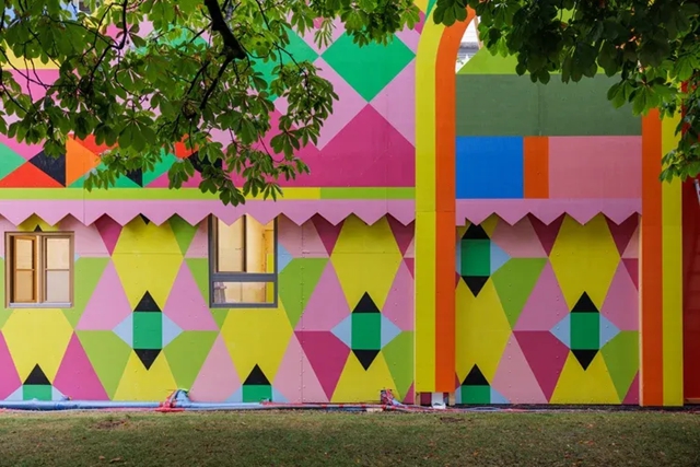 Caparol德爱威×国际艺术家Morag Myerscough|以专业色彩点亮慕尼黑艺术空间