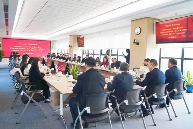 东盟中小企业跨境赋能研修班代表团到访北新建材